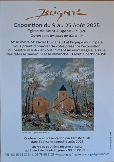EXPOSITION JEAN CLAUDE BLIGNY